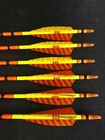 Black Eagle Vintage 350  005 Fletched crested Arrows 1 2 Dozen Brand New
