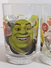 Complete Set Of 4 - Mcdonalds Shrek The Third 2007 Drinking Glasses Donkey Shrek