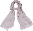 Classy Solid Color Jersey Hijab Lightweight Soft Muslim Head Scarf Long Scarf 