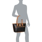 Valentina Italy Genuine Leather Black Leaf Tote Bag Purse Handbag New Nwt  175