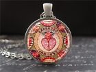 Sailor s Valentine Antique Shell Art Necklace Hand Crafted Barbados 1847 Pendant