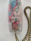 Vintage 1980s Unisonic 6900 Clear See Through Telephone - Tested 