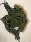 Extreme Cold Weather Shore A-1 Hood Olive Green Real Fur Ruff Military Med New