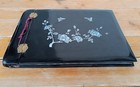 Vintage Asian Photo Album With Mother Of Pearl Decoration