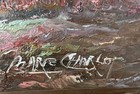 Oil Painting Victorian Signed With Ornate Wood Frame 28 X 32