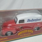 Ertl-1951 Collectible Budweiser Anheuser-busch Delivery Van Die Cast Metal Bank 