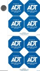 8 Count Adt Security Alarm System Window Advertising Sticker Decals