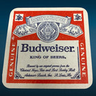 Vintage Lot 16 Budweiser Coasters 1980s Bar Beer Advertising Cardboard Promotion