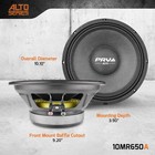 1x Prv Audio 10mr650a Midrange 10  Speaker 8 Ohms 10in Pro Car Audio 650 Watts