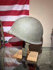 Ww2 American Front Seam Swivel Bale M1 Helmet