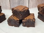 Fresh Baked Classic Fudge Brownie Sample Box     Soft Gooey Chocolate Treats 3 Ct