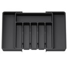 Expandable Silverware Organizer Bpa Free Plastic Cutlery Tray Kitchen Drawer