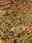 Bird s Eye View 1891 Los Angeles California Vintage Style City Map - 16x24