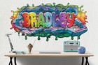 Custom Graffiti Name Wall Decal - Personalized Vinyl Room Decor Sticker