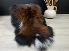 Icelandic Natural Genuine Sheep Skin Rug Pelt Pad Natural Color Modern Accent