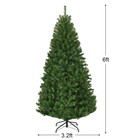 6ft Pre-lit Artificial Christmas Tree Premium Hinged W  350 Led Lights   Stand