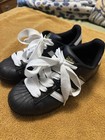 Adidas Kid s Superstar Shoes - Core Black   Cloud White  Us Sz 5