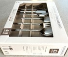 Brandani Diamond 43 Pc Stainless Steel Flatware   Serving Set Hotel Collection