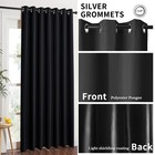 52x84in Blackout Curtain Room Darkening Window Insulated Thermal Grommet Panels