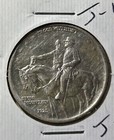 1925 U s Stone Mountain Half Dollar  900 Silver Coin