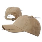 Washed Cotton Hat Baseball Cap Solid Plain Polo Style Adjustable Blank Dad Men