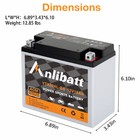 Ytx20hl-bs High Performance Sealed Agm Motorcycle Power Sports Battery Atv Utv