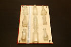 Vintage Tiny Glass Bottles  Set 5 Of 8   Clear