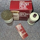 Vintage New 1984 Gillette Brush Plus Shaving System Kit W  Box   2 Oz