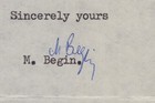 Menachem Begin  israel  - Typed Letter Signed 11 01 1970