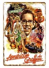 American Graffiti 1973 Movie Poster Metal Tin Sign Man Cave Wall Restaurant Pub