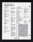 Mack Trucks End 711 Diesel Engine 2 Page Specifications Brochure 1969