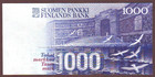 Finland  1000 Markkaa  1986  1991    Litt  A   Unc
