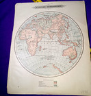 1885   1886 Lot Of 2 Maps Eastern Hemesphere   Asia 11 5  X 11 25    10  X 8 