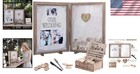 Personalized Wedding Guest Book With 80 Wooden Hearts