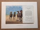 1979 Richard Stone Reeves Print  Affirmed Vs  Alydar In Belmont Stakes  608 750