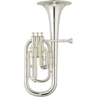 Yamaha Alto Horn Yah-203s Eb Silver-plated 3 Piston Top Action With Hard Case