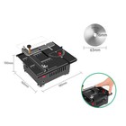 Multi-functional Mini Table Saw Speed   Angle Adjustable 16mm Cutting Depth N5o4