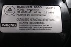 Waring Commercial 700g 1 2 Hp 18 000 Max Rpm 120vac 40 Oz Capacity Food Blender