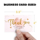 120 Thank You For Supporting My Small Business Cards  3 5 X 2 Inches   Blush    