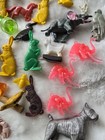 Lot 37 Vintage Cracker Jack Carnival Prizes Miniatures Charms Pink Elephants Dog