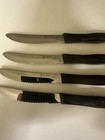 Cutco 1759 Serrated Steak Knife Set Of 4 Black Handles