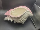 Large 10  Long Ceramic Conch Shell Planter Mid-century Vintage