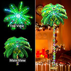 Led Lighted Palm Tree Outdoor Christmas Tree With Coconuts   5ft 336 Led Lights 