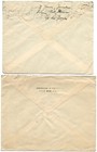Palestine 1934   1935 Air Covers W 15m Solo  One W london  air Cancel 