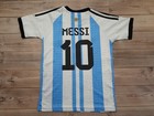 Adidas Home Football Shirt Argentina Messi 10 Afa Soccer Jersey 2022  Boy s Size