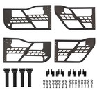 For Jeep Wrangler Jk 07-18 4dr Textured Tube Safari Tubular Doors Front   Rear