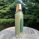 Vintage Aladdin Stanley Thermos Green 1 Quart Vacuum Bottle Usa A-944dh Handle