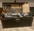1950 s Vintage Aro Equipment Pneumatic Drill Grinder With Lock   Key   Paperwork