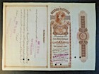 Large 1901 Stock Cert  Bond  nassau Electric Railroad Co  Brooklyn  Ny  18