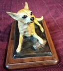 Unique One Of A Kind Bronze Sculpture Of Chihuahua Dog   Peanut Hollerin Contest